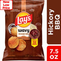 Lay's® Hickory Barbecue Wavy Potato Chips, 7.5 oz
