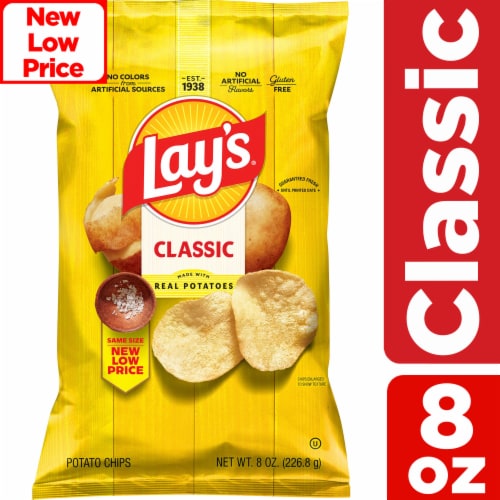 Lay's® Classic Potato Chips, 8 oz
