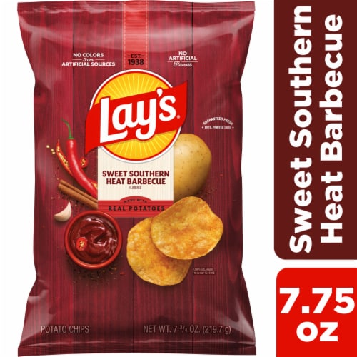 Lay's® Sweet Southern Heat Barbecue Potato Chips, 7.75 oz