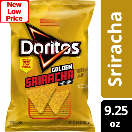 Doritos® Golden Sriracha Flavored Tortilla Chips, 9.25 oz