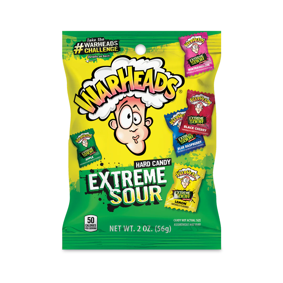 Warheads Extreme Sour Hard Candy 56g