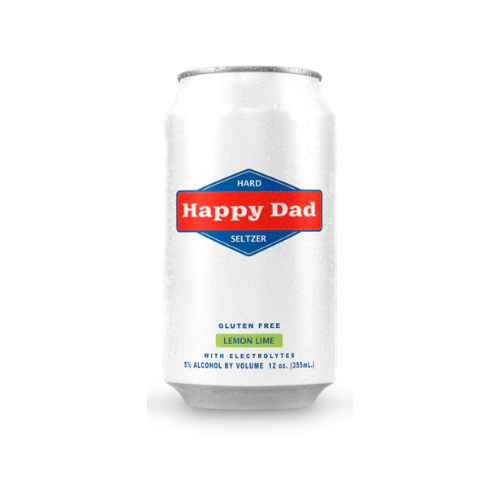 Happy Dad Lemon Lime Hard Seltzer Can