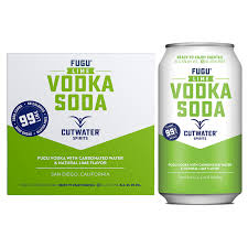 Cutwater Lime Vodka Soda 4-Pack (12oz Cans)