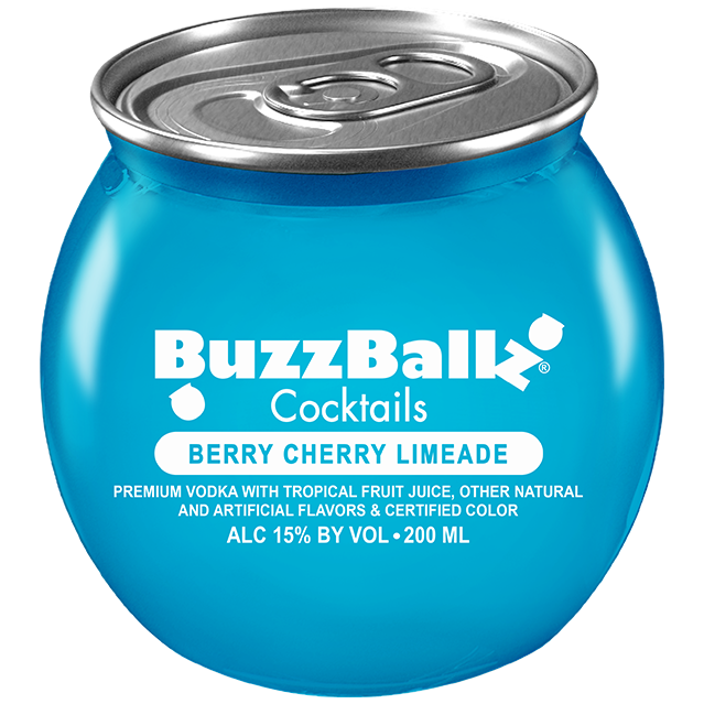 Berry Cherry Limeade Cocktail BuzzBall