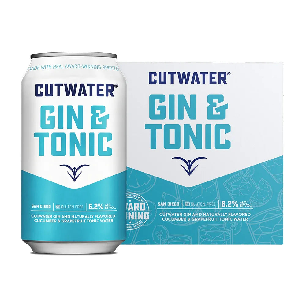 Cutwater Old Grove Gin & Tonic 4-Pack (12oz Cans)